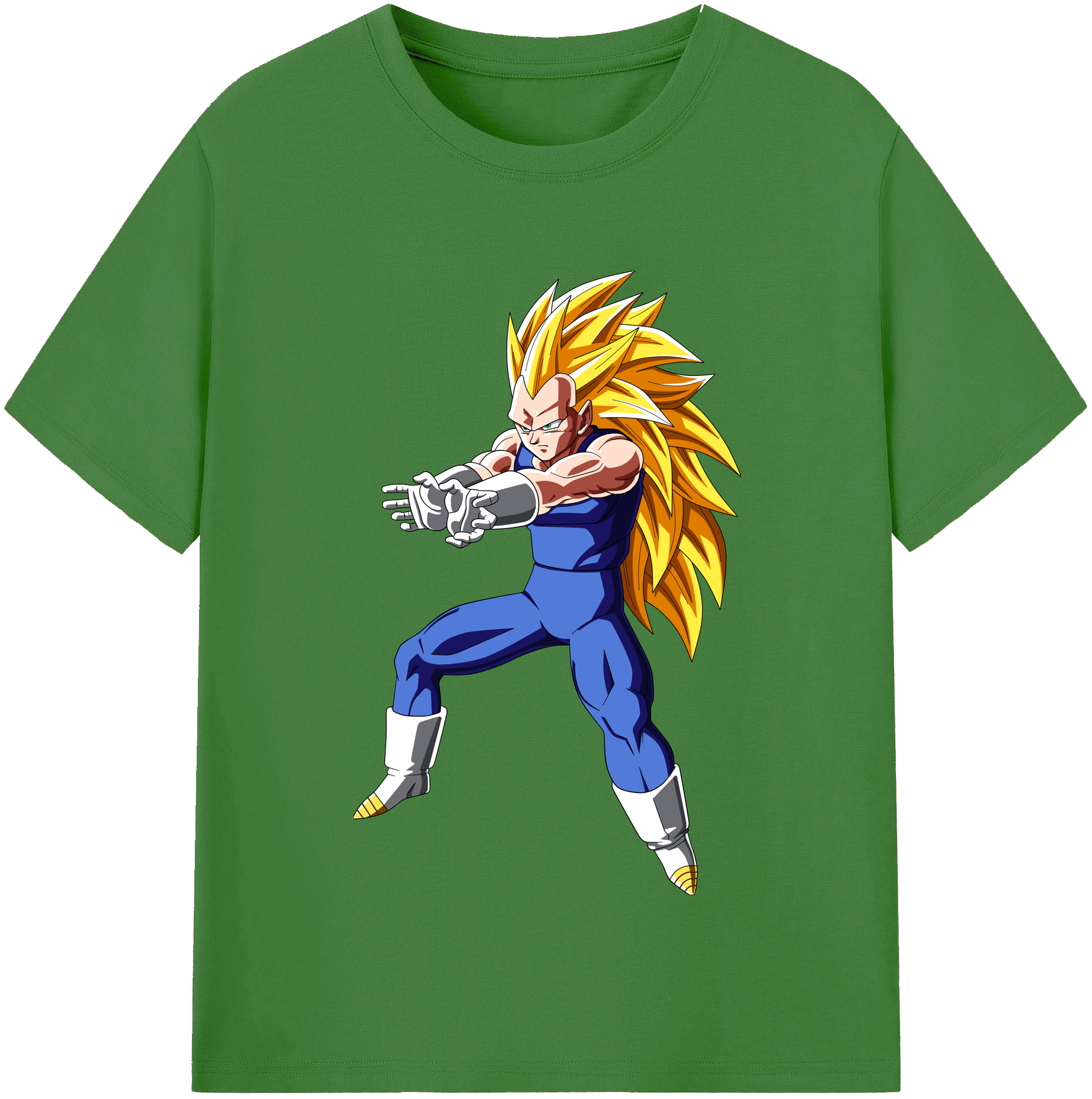 （画像用） ドラゴンボール ベジータ四世（Bejīta Yonsei）DRAGON BALL Vegeta IV レディースカジュアルプリントTシャツ（綿100％）